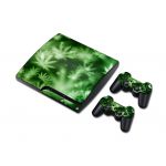 playstation ps3 slim vinyl decor decal protetive skin sticker for console, controllers decal#3135