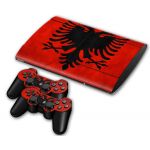 Microsoft playstation ps3 cech-4000 vinyl decor decal protetive skin sticker for console, controllers decal#0001