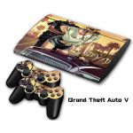 playstation ps3 cech-4000 vinyl decor decal protetive skin sticker for console, controllers decal#0008