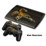 playstation ps3 cech-4000 vinyl decor decal protetive skin sticker for console, controllers decal#0085