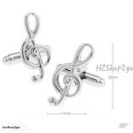 Men's Jewelry Cufflinks Music Note Treble Clef French Style Cuff Links